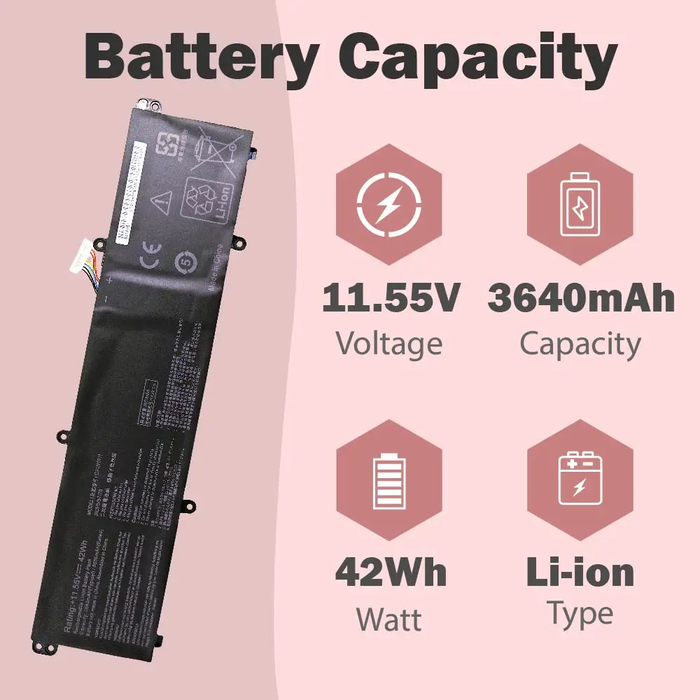 B31N1911 C31N1911 Battery For ASUS VivoBook Flip 14 F413 K413 X413 TM420IA M413DA M413 TP470EZ TP470EA TP420UA TP420IA F413 S413
