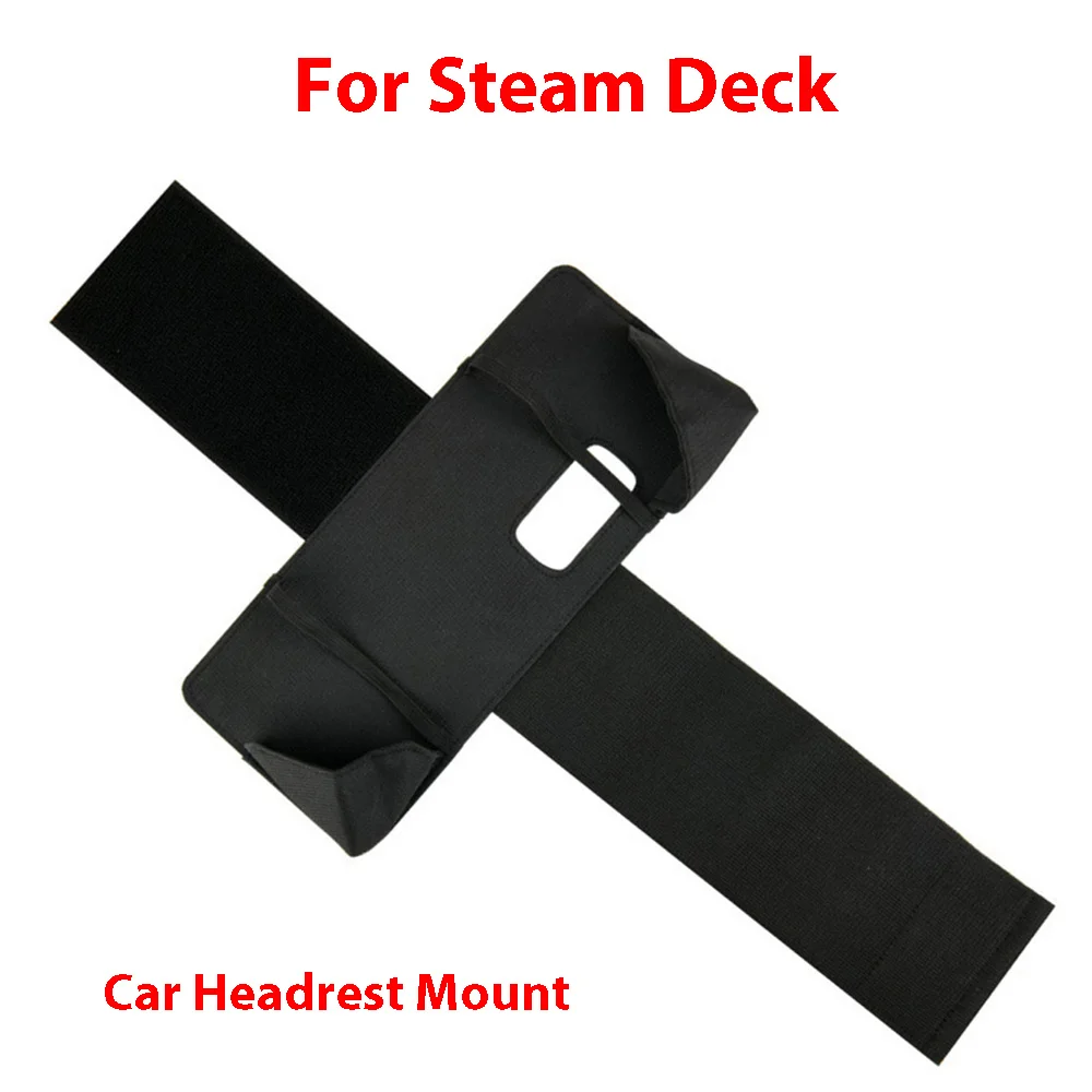 

For Steam Deck Car Headrest Mount Handheld Gaming Console - Rear Seat Gaming Stand
