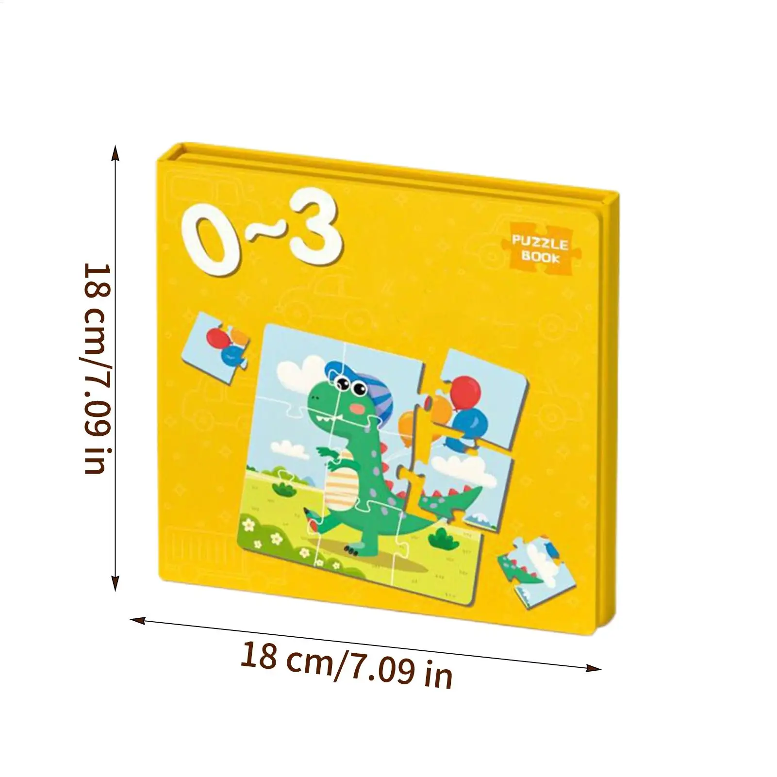 Puzzle magnetico Giocattoli educativi prescolari portatili Apprendimento educativo Puzzle da viaggio magnetico per la coordinazione occhio-mano fine