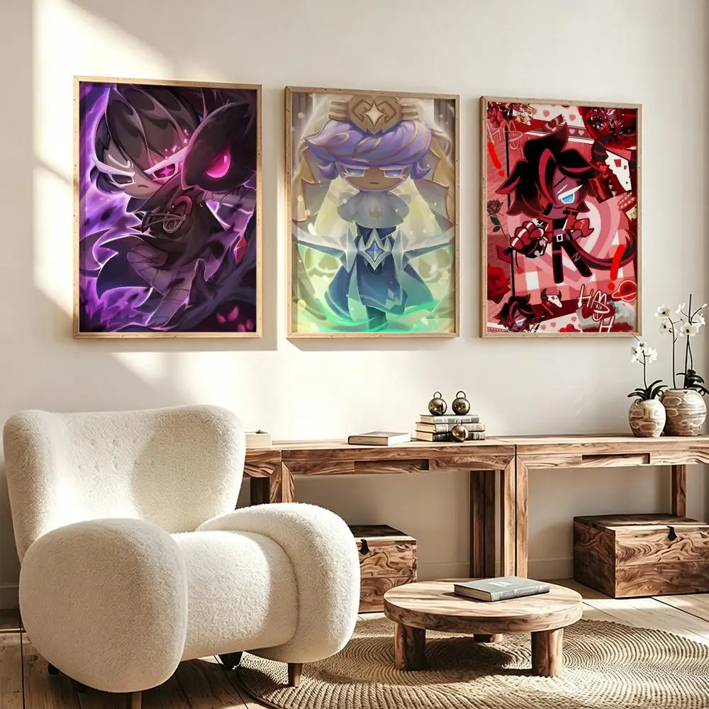 Modern Aesthetic Wall Art Poster game Cookie Run: Kingdom Poster for Office Home Decor Interior Large Wall Picture Print