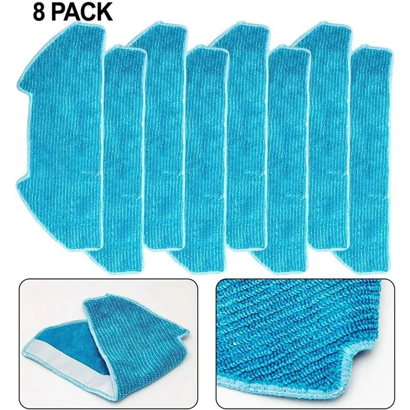 

HHO-Replacement Mop Pads For Bobsweep RC400/ For Dustin/For Ultra-Vision Robot Vacuum, Microfiber Mop Cloth Pad Accessories