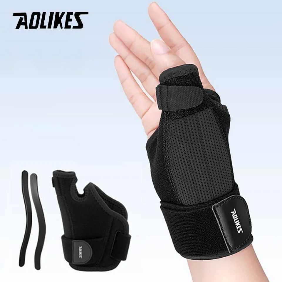 

AOLIKES 1PCS New Flexible Splint Wrist Thumb Support Brace for Tendonitis Arthritis Breathable Thumb Protector Guard
