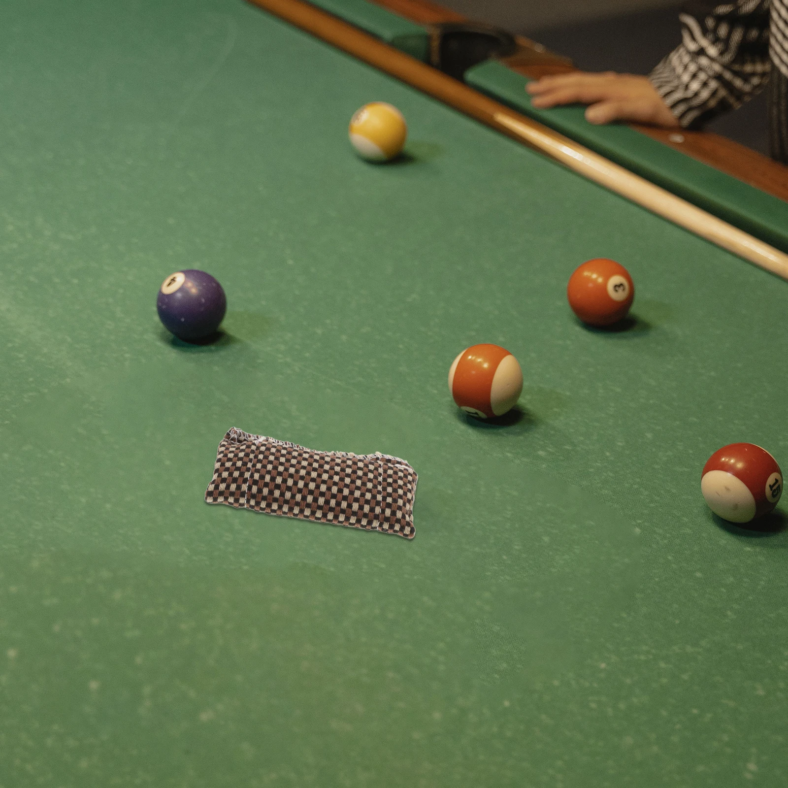 Cue Cleaning Cloth Smooth Performance Polishing Function Portable Size Billiard Pole Cleaner Wipe for Snooker