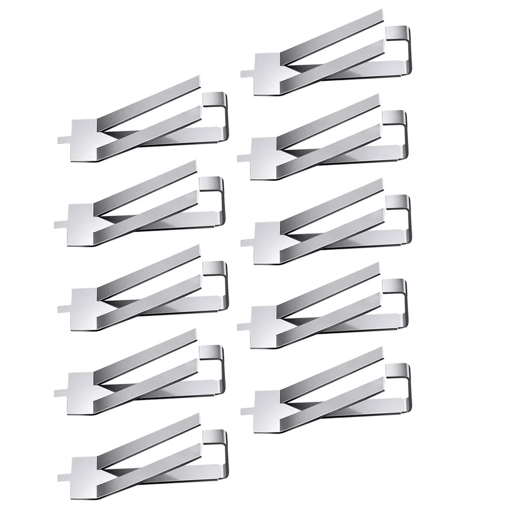 

10 Pcs Glass Clips Stainless Steel Smooth Surface for 3D Printer Bed Stable Fixing Platform Spring Turn Clamps Easy Install Home