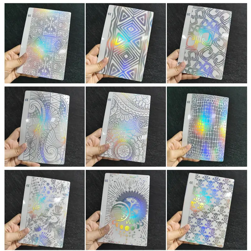 TUOLI 50p Transparent Shiny Back Films Suitable for All Hydrogel Cutting Machine Mobile Phone Colorful DIY Back Protective Films