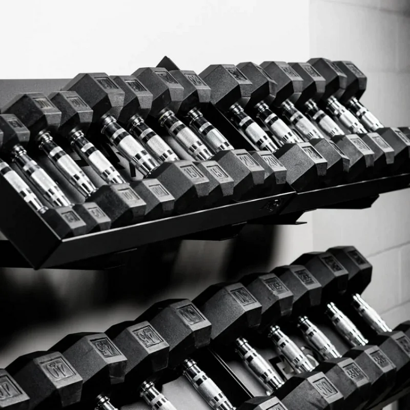 

Compact Wall-Mounted Dumbbell Storage Rack, Space Saving Home Gym Organizer, Household Fitness Equipment Stacking Holder