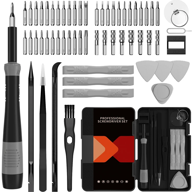 

Наборы прецизионных отверток 58 в 1, многофункциональные ручные инструменты, рабочие механические очки Toughbuilt, часы, ремонт телефона