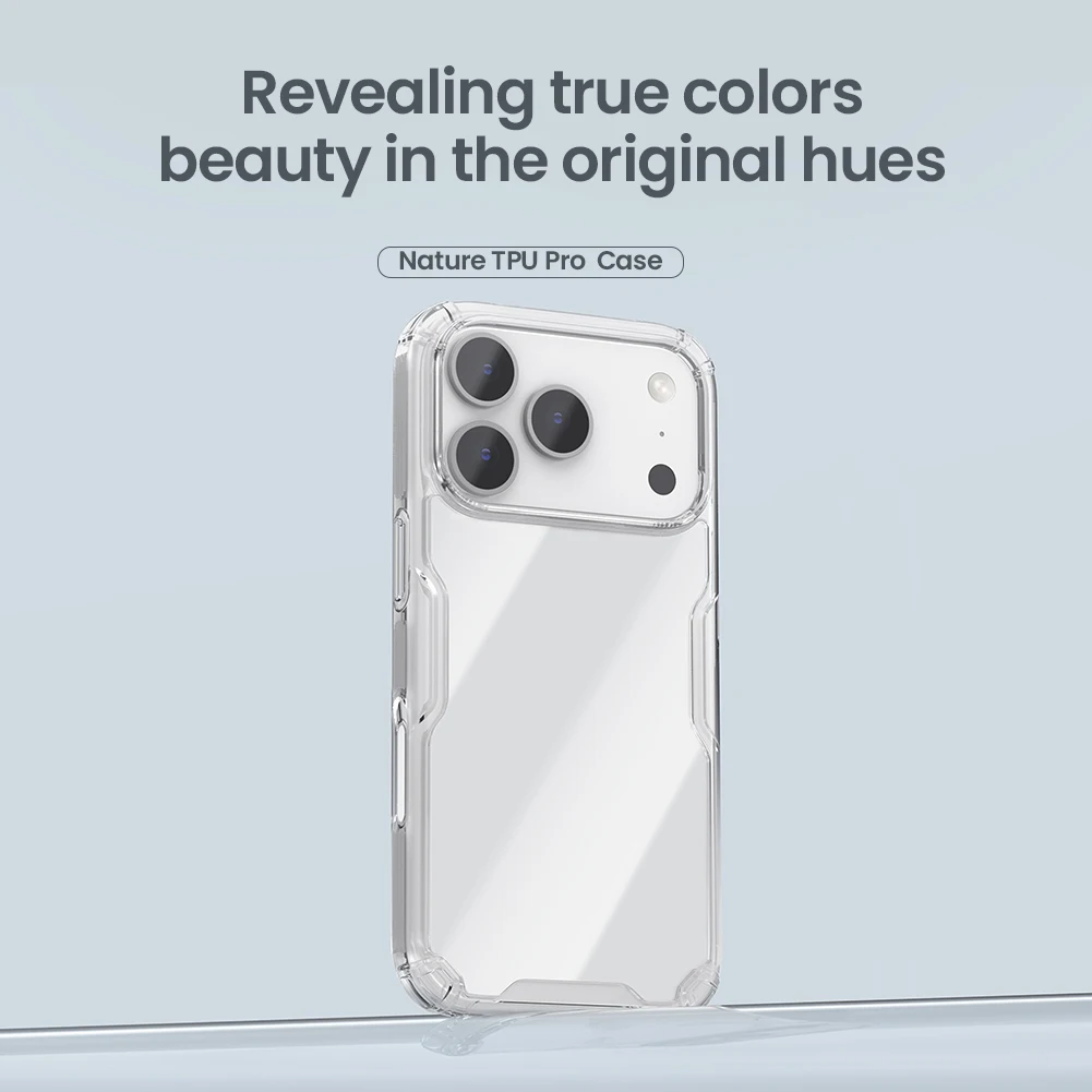 NILLKIN Schutzhülle für iPhone 18 Pro MAX, Nature Pro, passgenaue Hülle, transparente Schutzhülle für iPhone 17 Pro Max/18 Pro Max – Detail 3