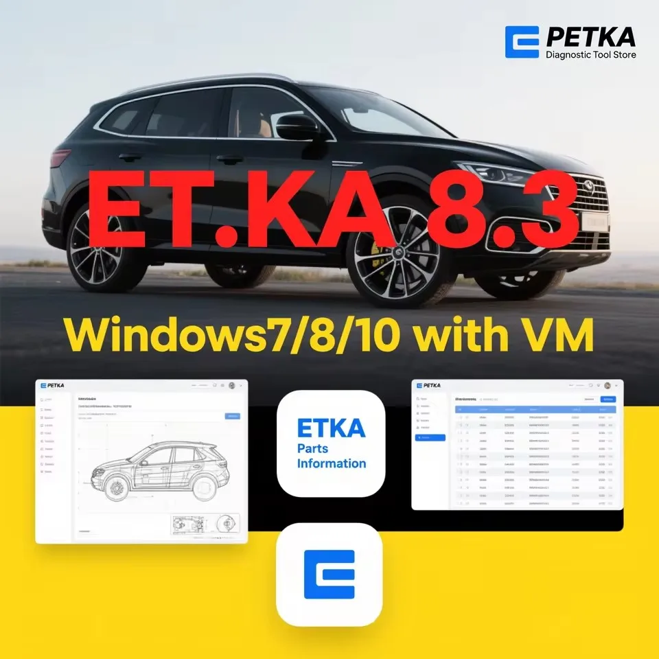 

Новейшее программное обеспечение ETKA 8.3 для обслуживания, каталог электронных компонентов для групповых автомобилей, подходит для 2025 года, ХИТ ПРОДАЖ