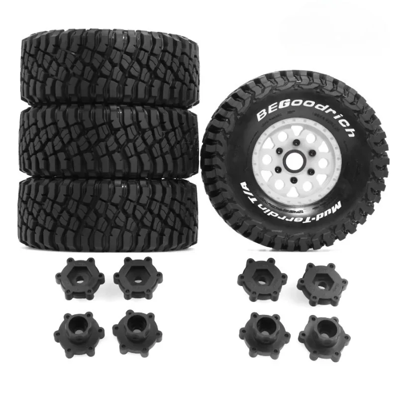 Off-Road Tires Wheels 4PCS 126*48 mm for 1:8 RC Off-road Car Buggy Arrma HSP HPI Trxs RC Model Car Haul Truck Accessories