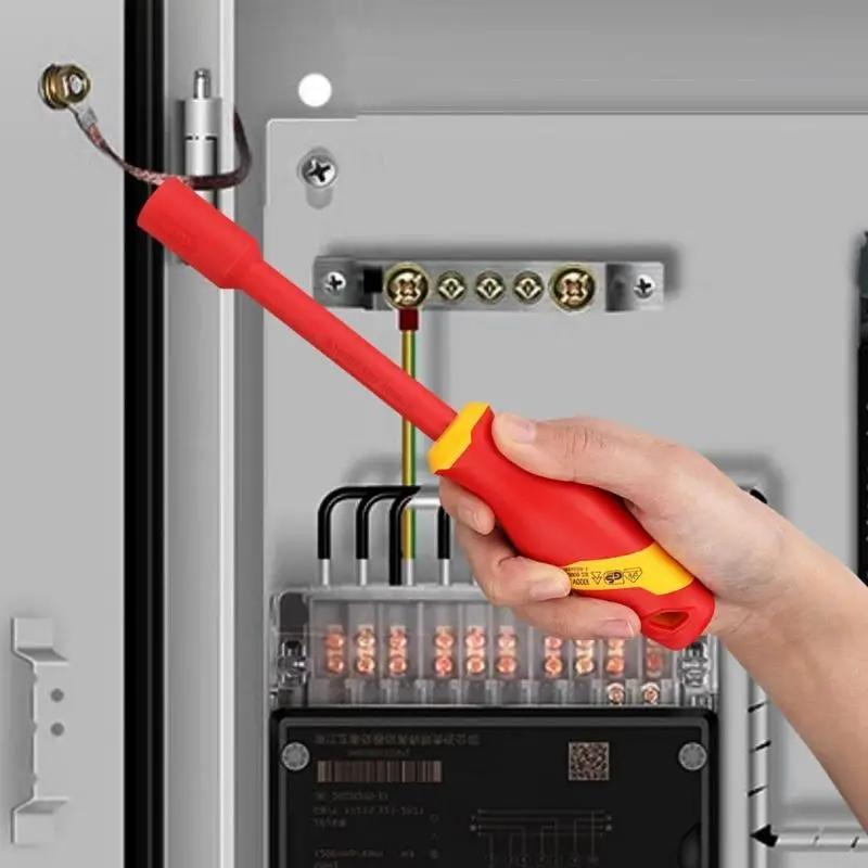 

Сверхмощная отвертка с шестигранной головкой 1000 В с изолированной втулкой