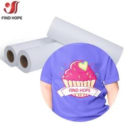 19 x 12in Weak Solvent Heat Transfer Vinyl Film White Inkjet Printing Iron On T-shirts Coats Bag Fabric Decoration TPU Sheet DIY