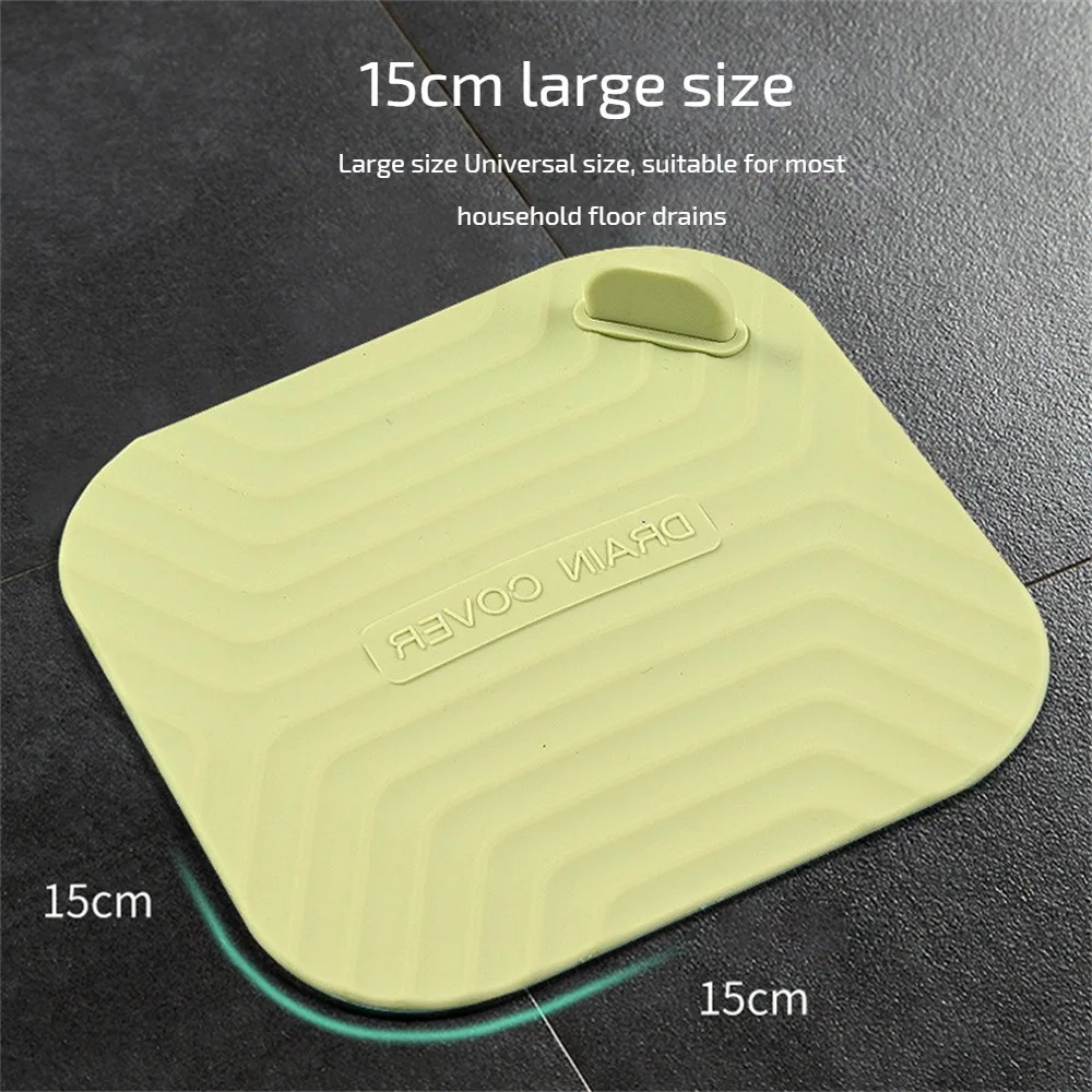 

Bathroom Floor Drain Anti-Odor Mat Toilet Sewer Silicone Anti-Odor Pad Strong Suction Floor Drain Odor-Proof Insect-Proof Mat