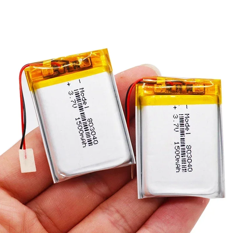 803040 3.7V 1500mAh Lipo Battery Replacement Lithium Li-Po Polymer Rechargeable Battery For Bluetooth Speaker PDA