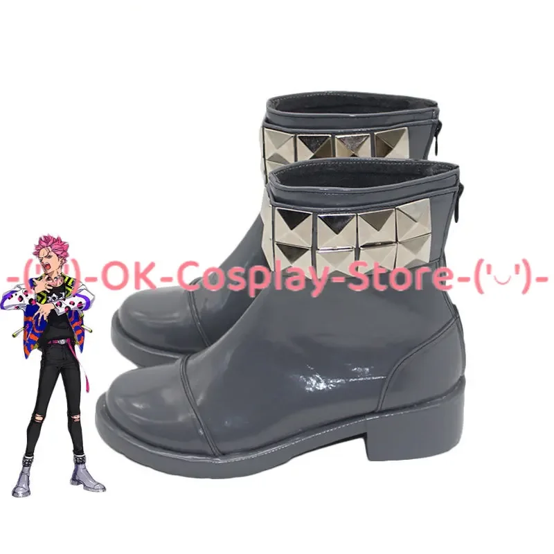 Game CHARISMA Karisuma Cosplay Shoes Halloween Carnival Boots PU Leather Shoes Cosplay Props Custom Made