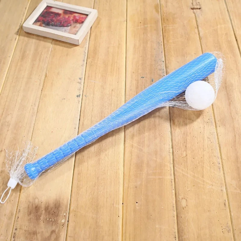 Children's Baseball Leisure Sports Toy Plastic Lightweight Baseball Bat Simulation Mini Baseball Outdoor Toy for Beginners