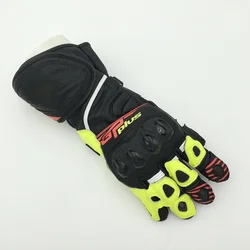 New 3-Color 100% Genuine Leather GP Plus R V2 Motorcycle Gloves Off Road Anti Fall Touch Screen Mobile Phone Gloves