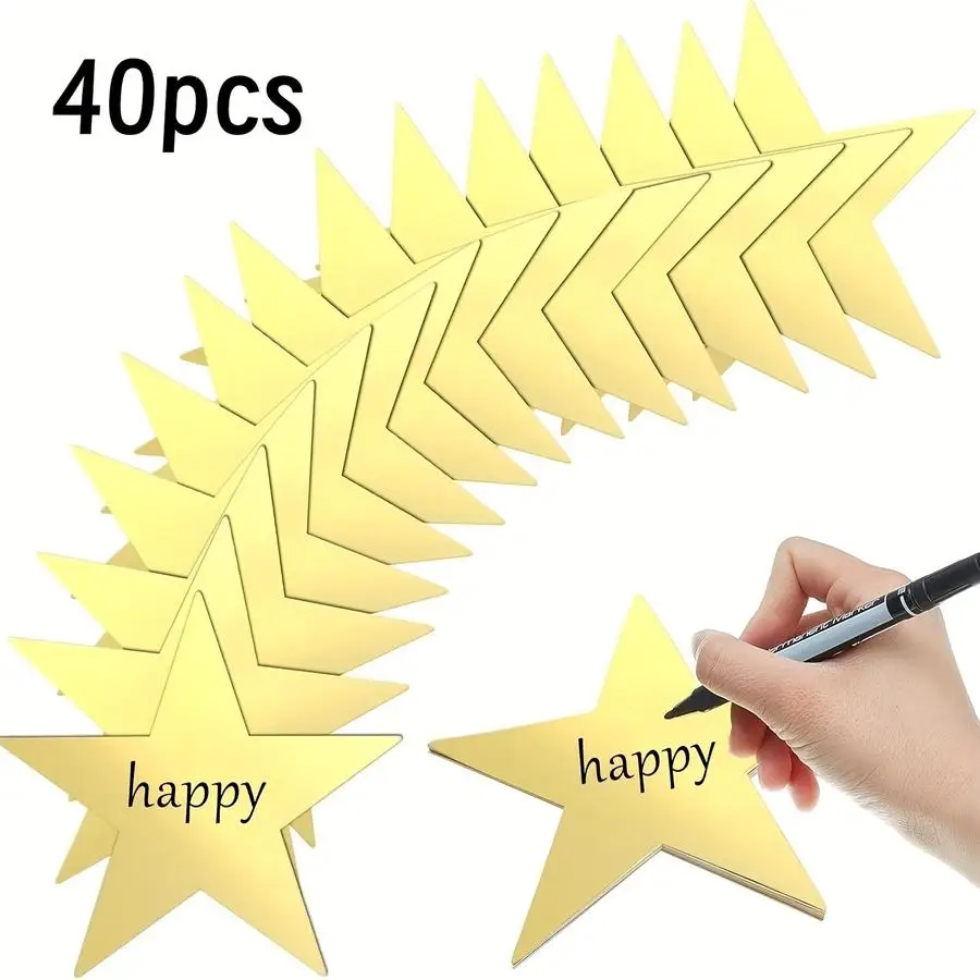 1/5/10/20/50/100pcs Venus Paper Cuttings, Double-Sided Printing Paper, Cardboard Star Bulletin Board Classroom Wall Party, Chris