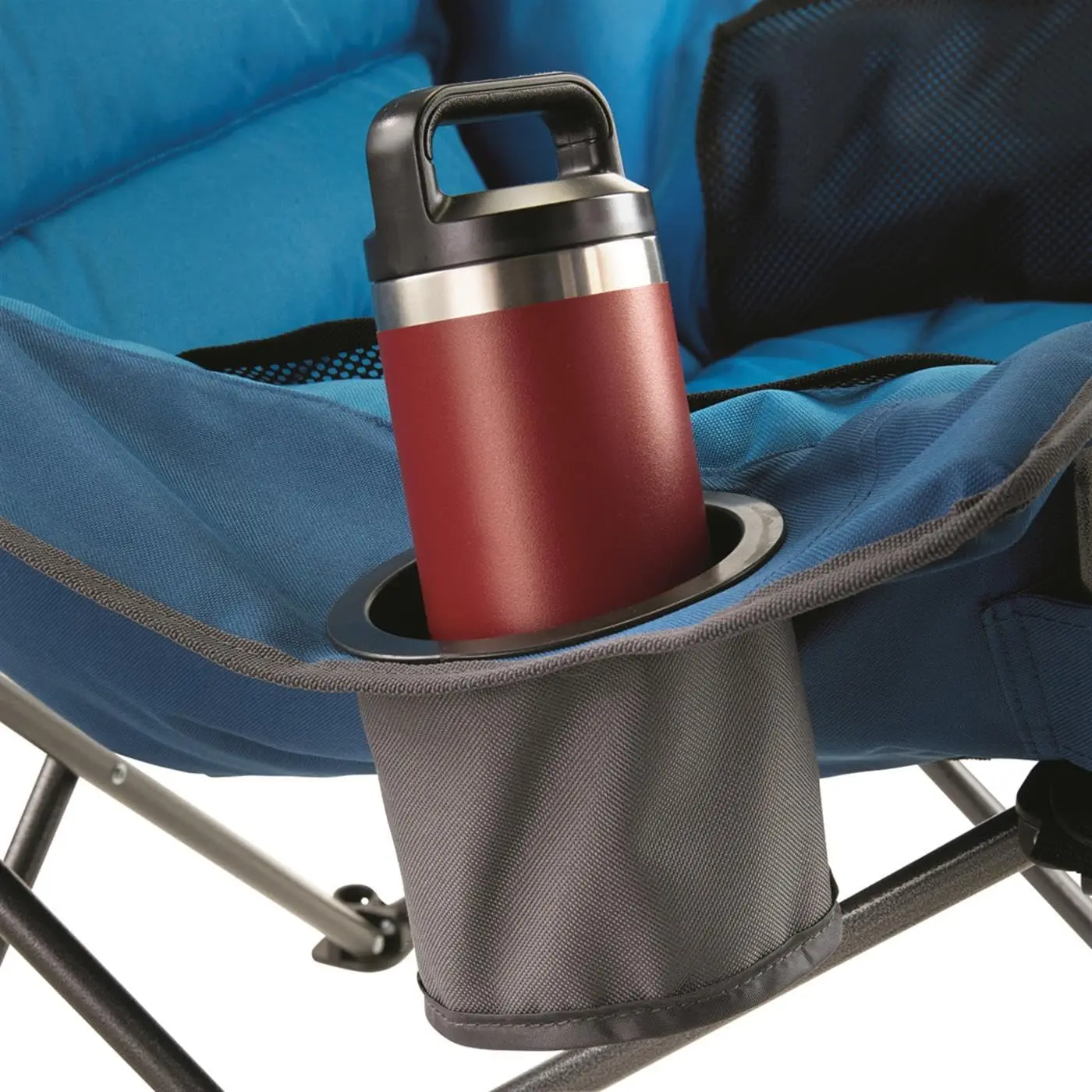 Oversized XL Comfort Padded Camping Chair, 400-lb. Capacity. image 6