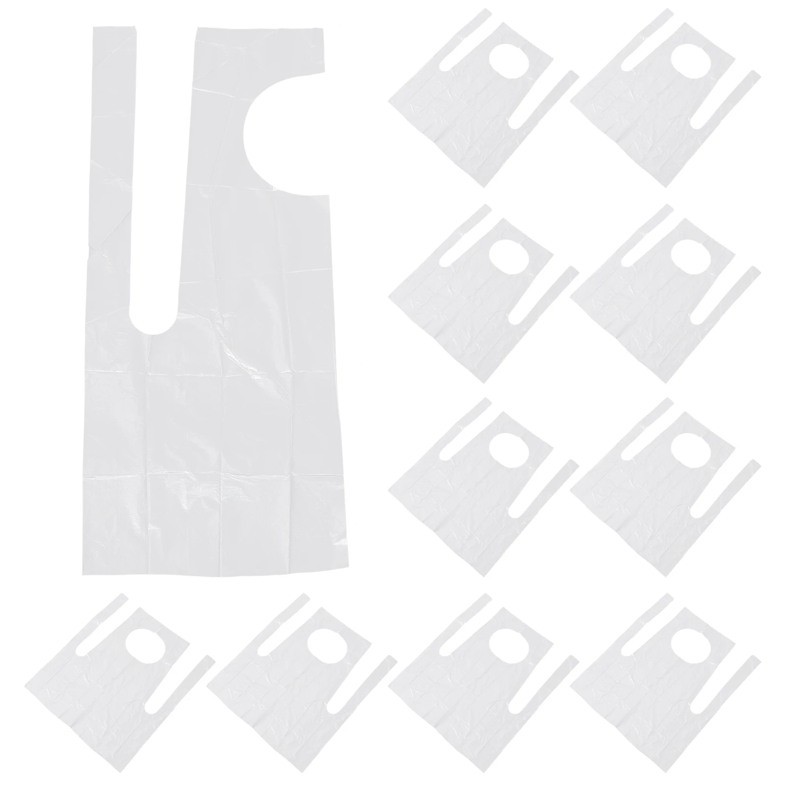 

25 Pcs 's Waterproof Apron Disposable Pe Aprons for Barbecue Diy s