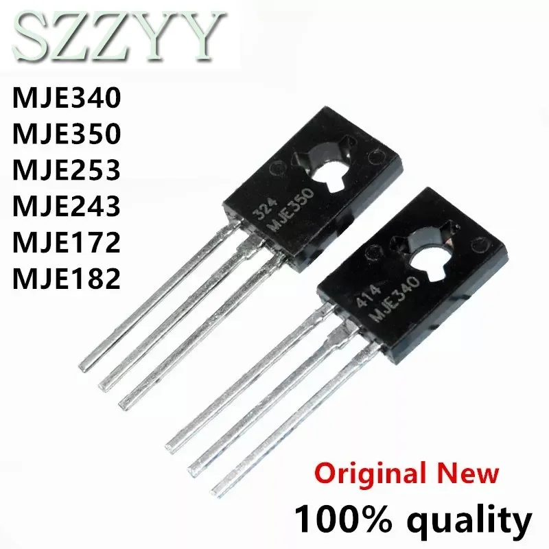 10pcs  MJE340 MJE350 TO-126 KSE340 KSE350 MJE253 MJE243 MJE172 MJE182 new original amplifier tube