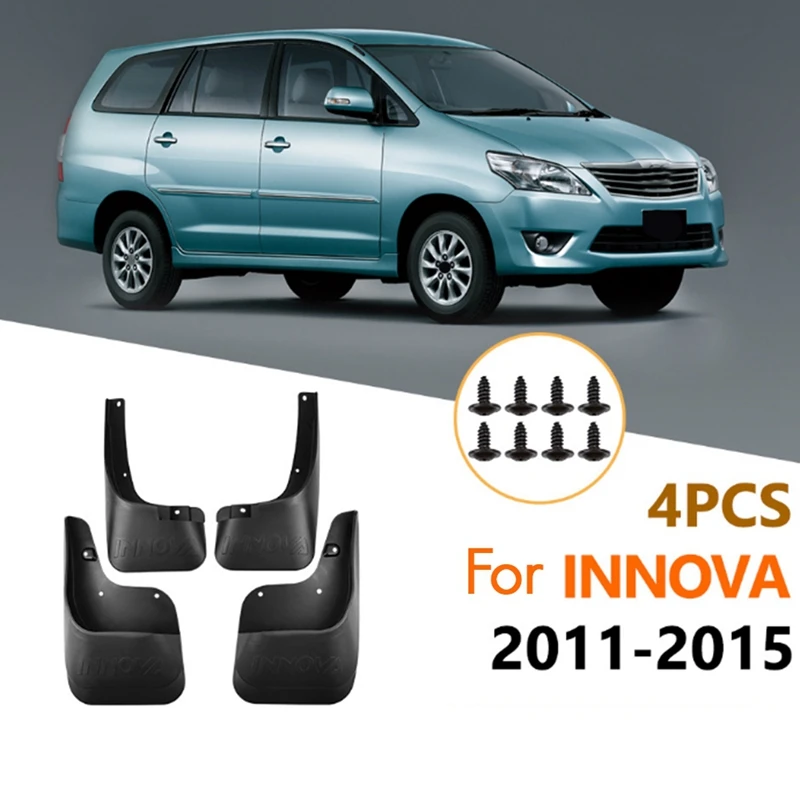 

Car Mud Flaps Fender Mud Guard Flap Splash Flaps Accessories For Toyota Innova 2011-2015