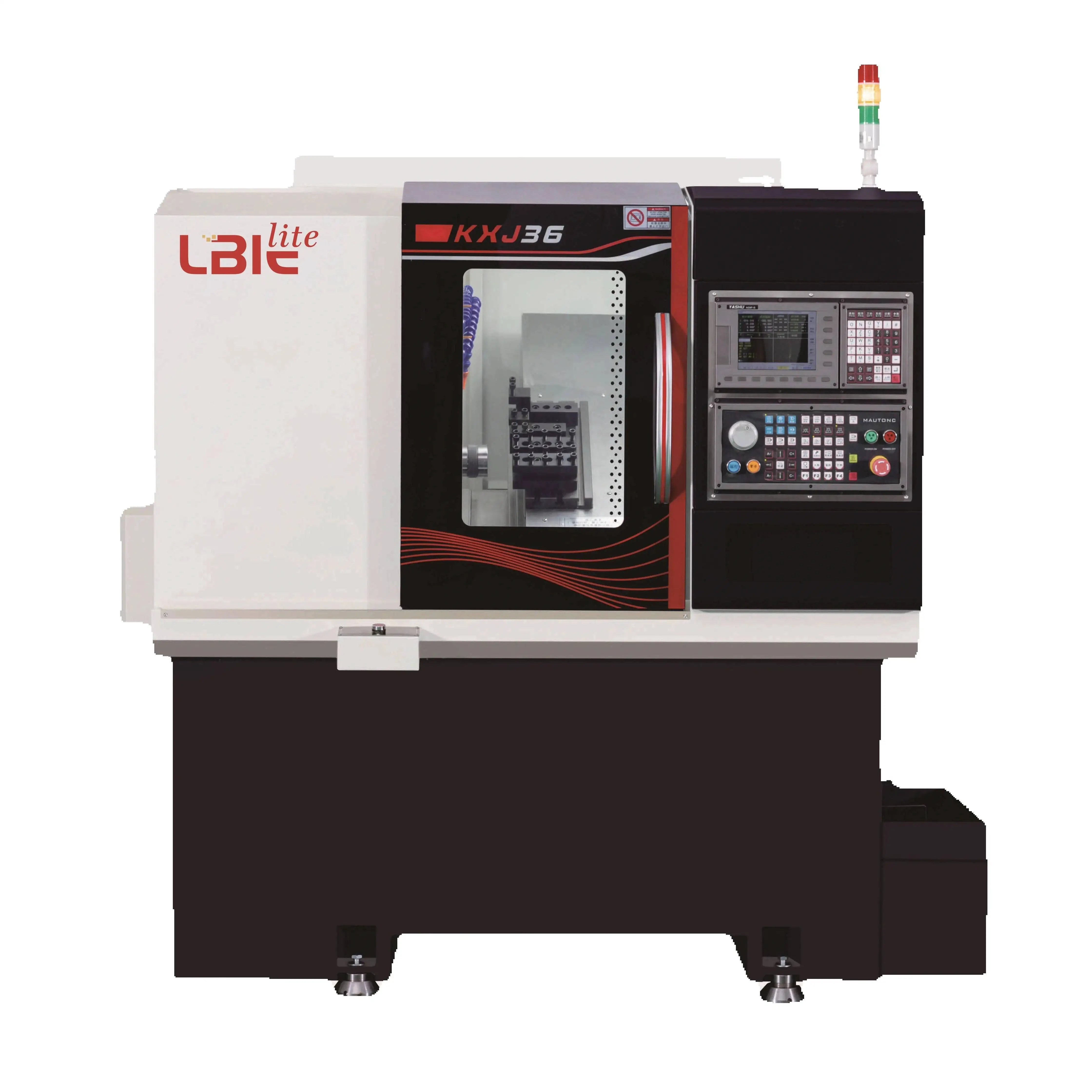 Kx-36J Precision CNC Lathe Small Gang Tool Carrier Digital High Output Manufacturing Light Duty Turning Center