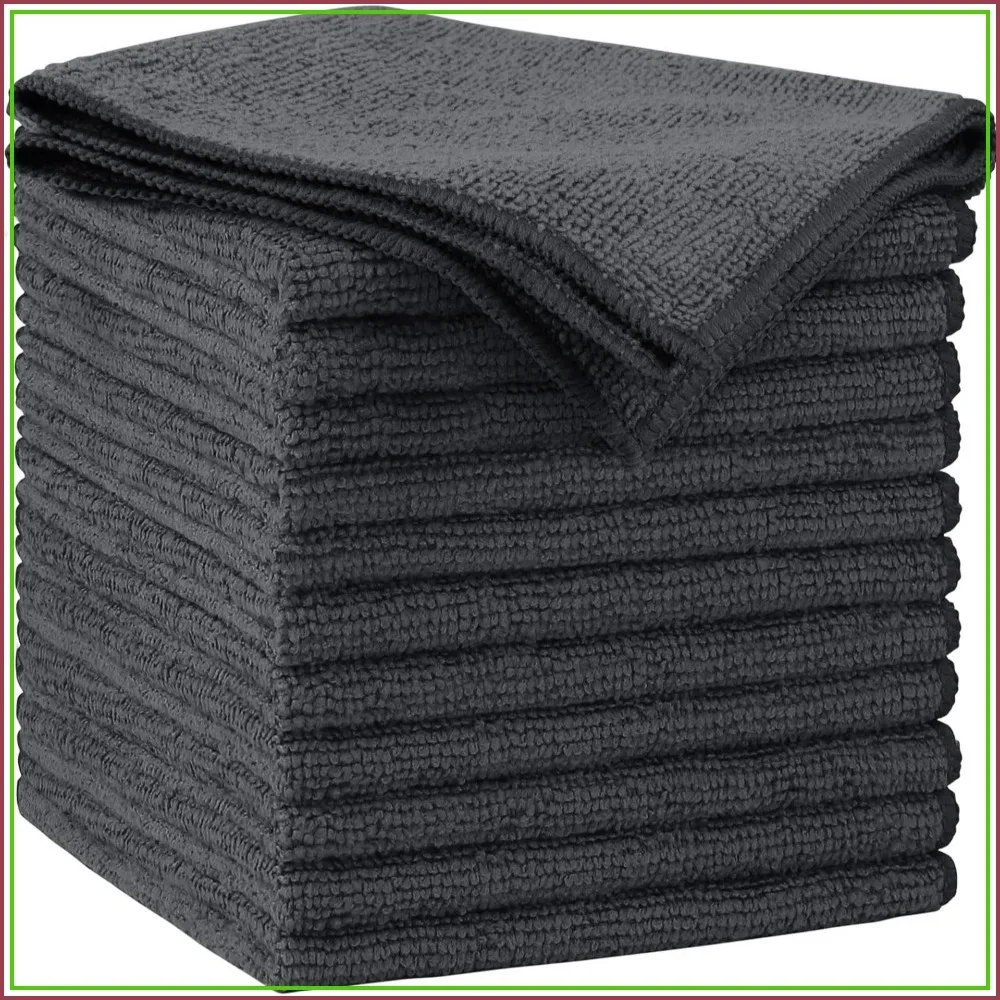 

Premium Microfiber Cleaning Cloths 12PK, Lint Free Towels for Cars, Kitchen, Window, Dusting, 11.5x11.5 Inches