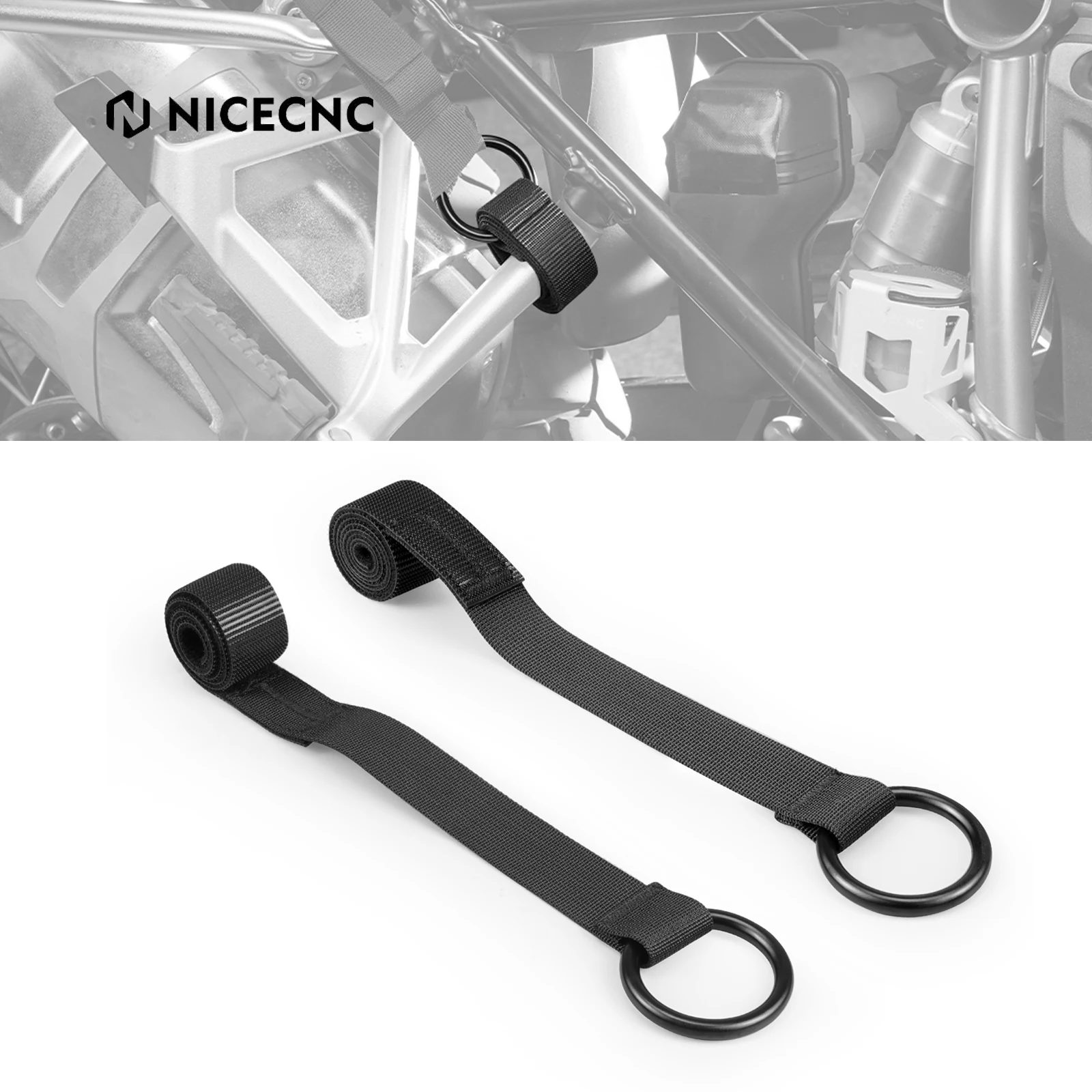 

Luggage Tie Down Straps with O-Ring For KTM EXC 300 EXCF 350 SXF 450 For Husqvarna TE 300 250 For GasGas EC 300 For Beta RR 300