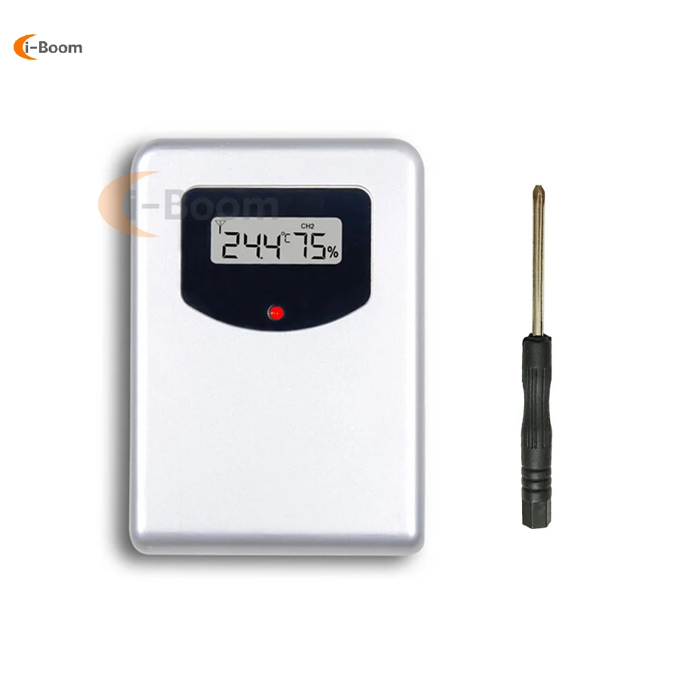 433MHz RF Wireless Temperature Humidity Sensor Indoor Weather Station with Forecast temperature Digital Thermometer Hygrometer