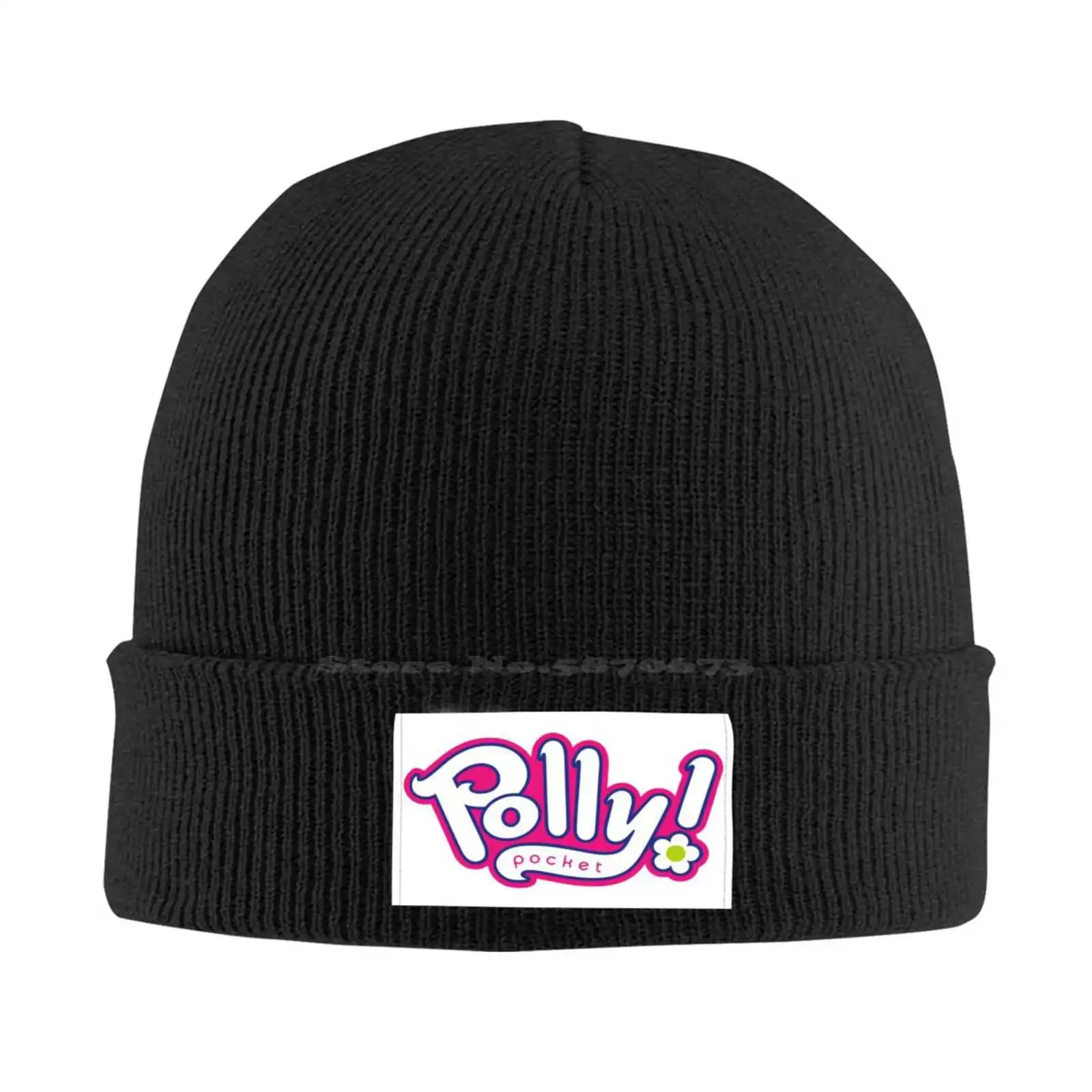 Polly Pocket Logo Print Graphic Casual cap Baseball cap Knitted hat