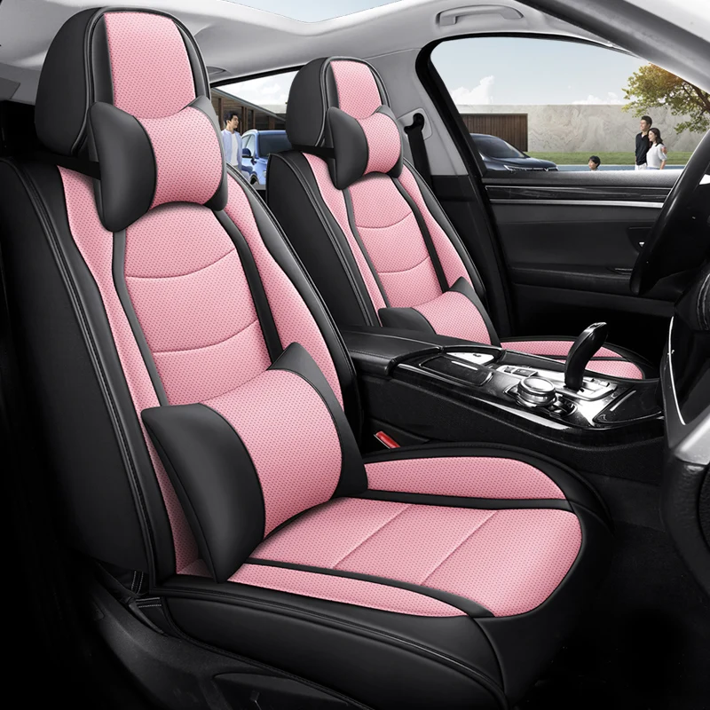 

Универсальные чехлы на автомобильные сиденья для Mitsubishi Pajero Sport Eclipse Cross L200 ASX Lancer X Outlander, автомобильные аксессуары для интерьера