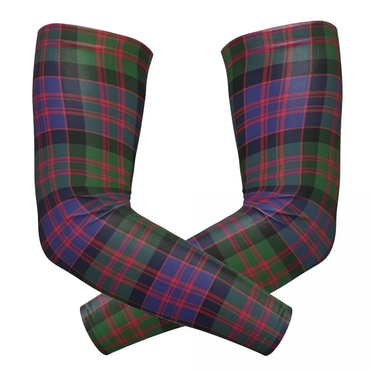 

The McDonald And MacDonald Clan Tartan With Badge By Faelee Outdoor Arm Sleeves Sun UV Protection Cover Cycling Tattoo Sleeves
