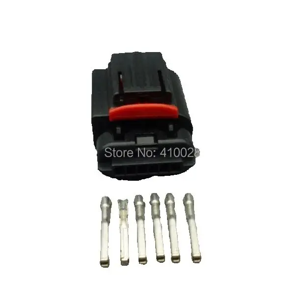 worldgolden 5/30/100sets kit 6pin 6way 1.2mm auto waterproof connectors housing 1438153-5