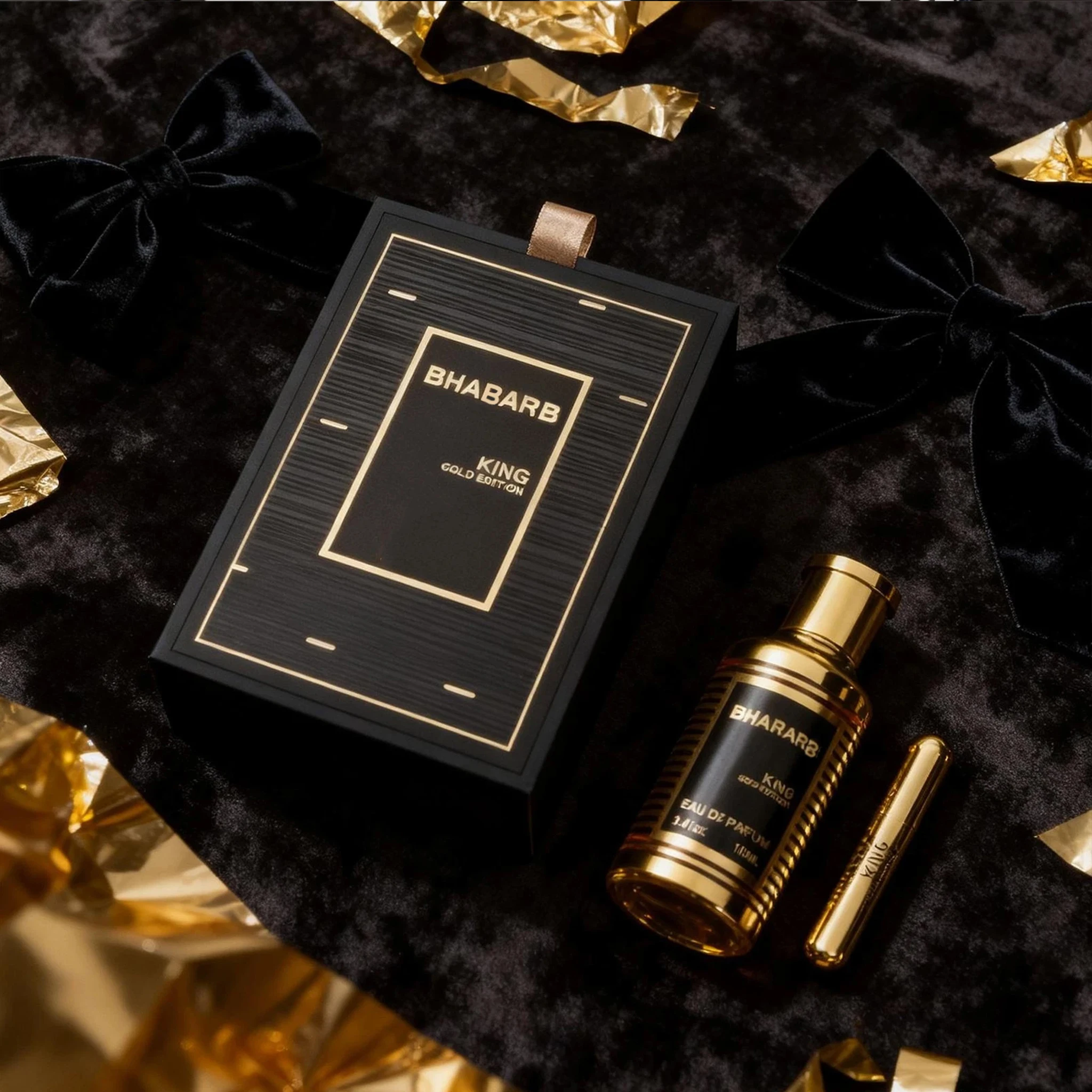 King Gold For Men Eau de Parfum spray, 3.4 Fl Oz / 100 ML
