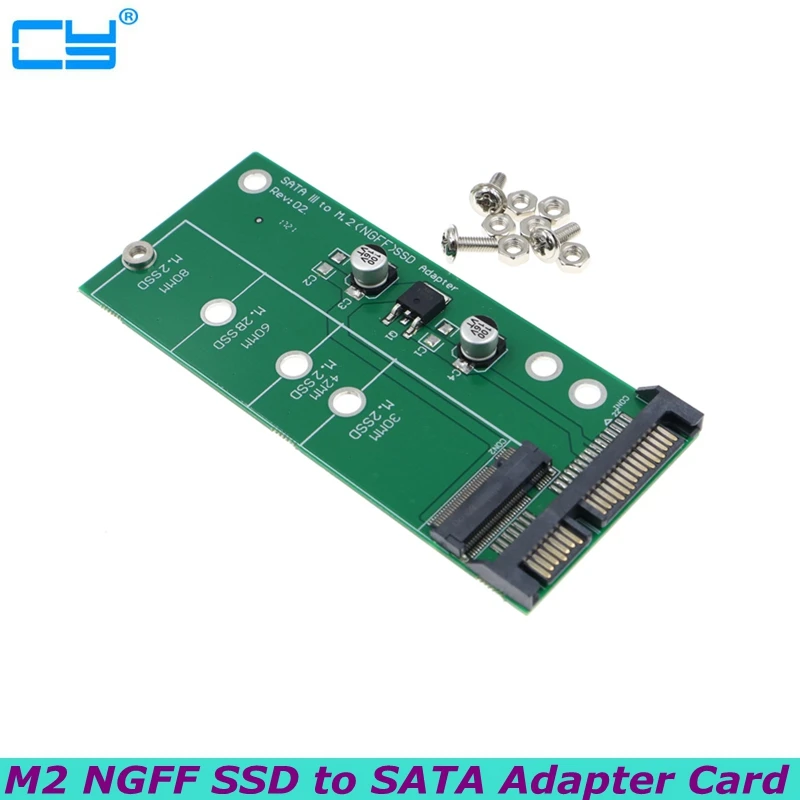 M.2 NGFF SSD to SATA Adapter Card M.2 Interface to SATA 2.5 Inch Serial Solid State Drive STAT3 Adapter