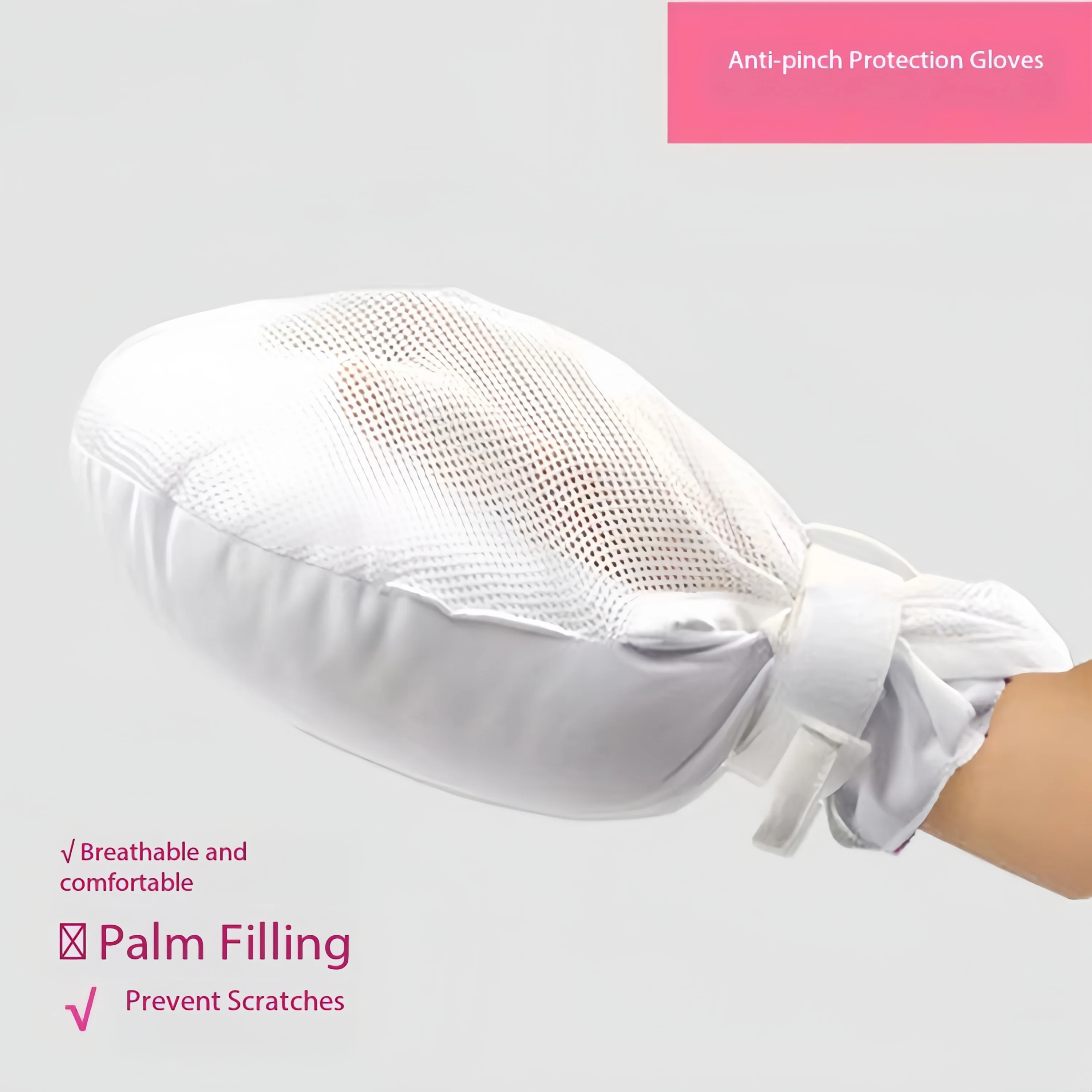 

Мягкие и дышащие перчатки с фиксацией запястья, перчатки для восстановления самоходных травм, защита от царапин, защиты от усыхания и предотвращения рисков.