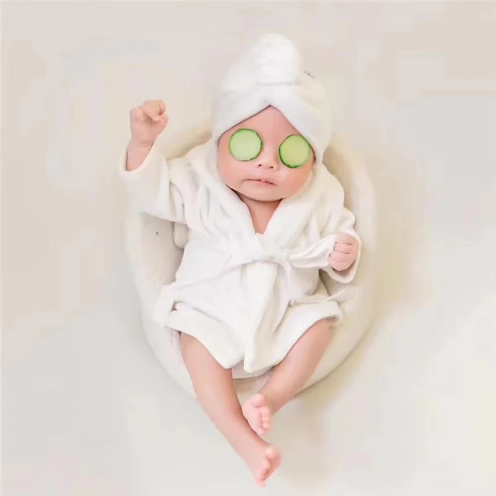 Baby Girl Photography Accessories Bathrobe Wrap Newborn Photography Props Baby Clothing Newborn Baby Boy Photography Props