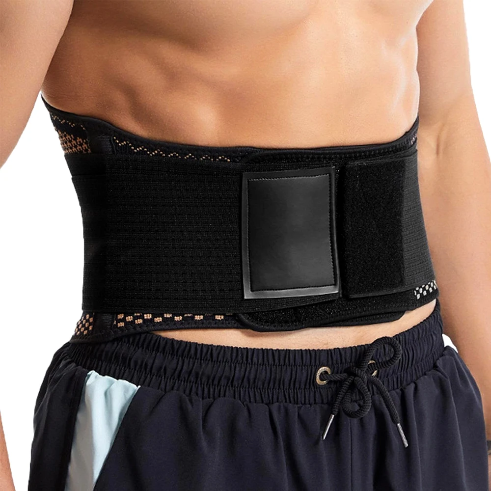 Adjustable Copper Waist Brace Compression Belt Fitness Waist Trainer Girdle Pain Relief Lumbar Waist Support for Men Women