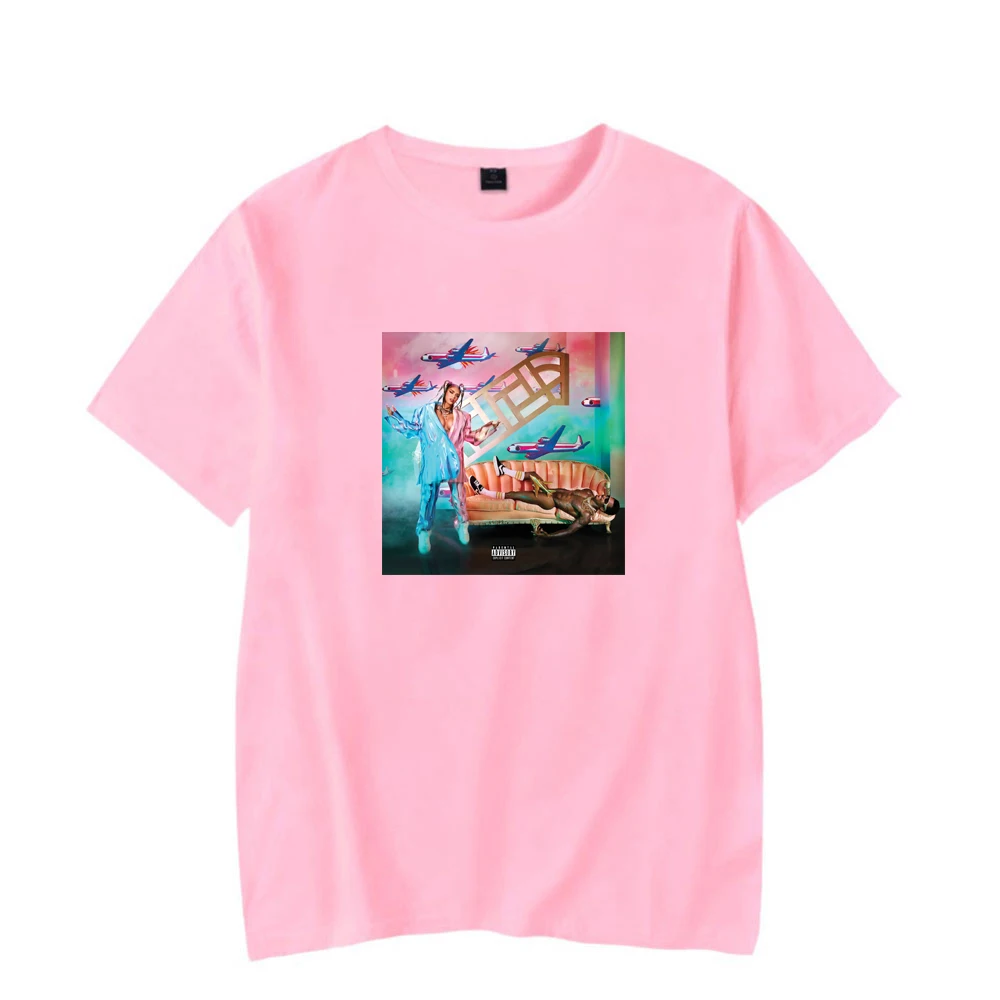 Karol G-T-Shirt à Manches Courtes en Coton et Polyester, Décontracté et à la Mode, Imprimé Harajuku, 40% KG0516 Merch