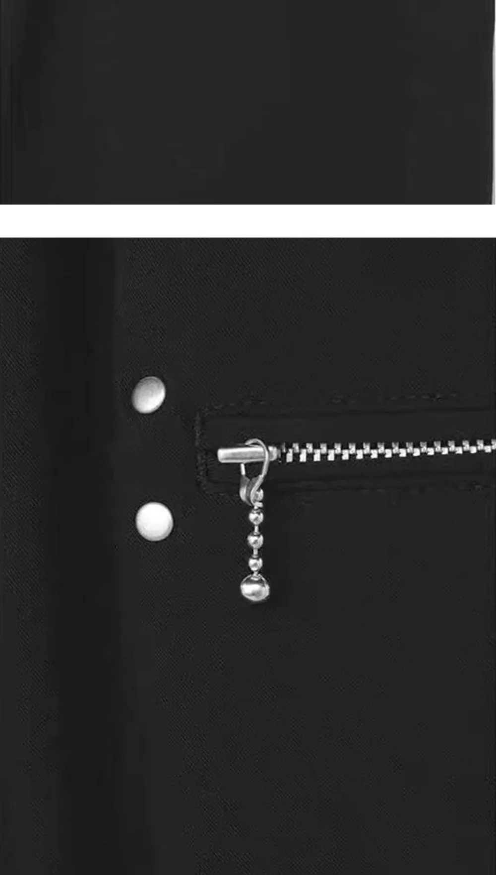 High Street Pants Autumn and Winter Men's Dark Style Huada Woolen Left Zipper Decoration Casual Streetwear Pants and Trousers