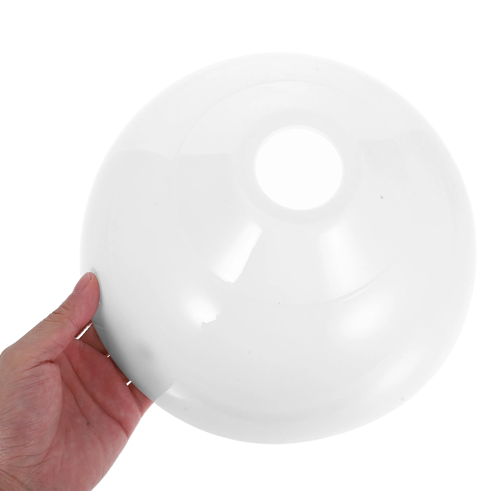 

245Mm White Plastic Lamp Shade E27 Dome Chandelier Ceiling Light Cover Replacement For Bedroom Living Room Pendant Wall Sconces