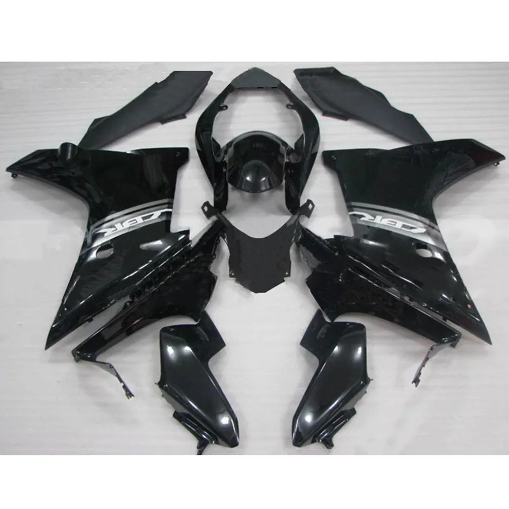 ABS Injection Fairing Molded Bodywork Panel Kit Set Fit For Honda CBR600F 2011 2012 2013 2014 2015 2016 Glossy Black