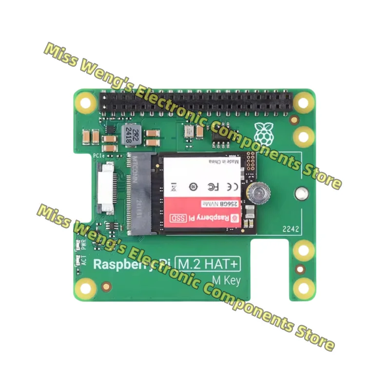 

Solid-state drive expansion board PCIe interface 256GB/512GB version M.2 NVMe hard drive , Raspberry Pi SSD Kit 256GB