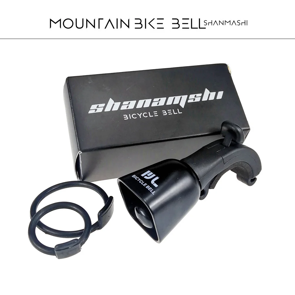 A43I shanmashi Outdoor Bicycle Bell Creative Bike Bull Head Bell Horn Bicycle Accessories for Mountain Balance Bike Black