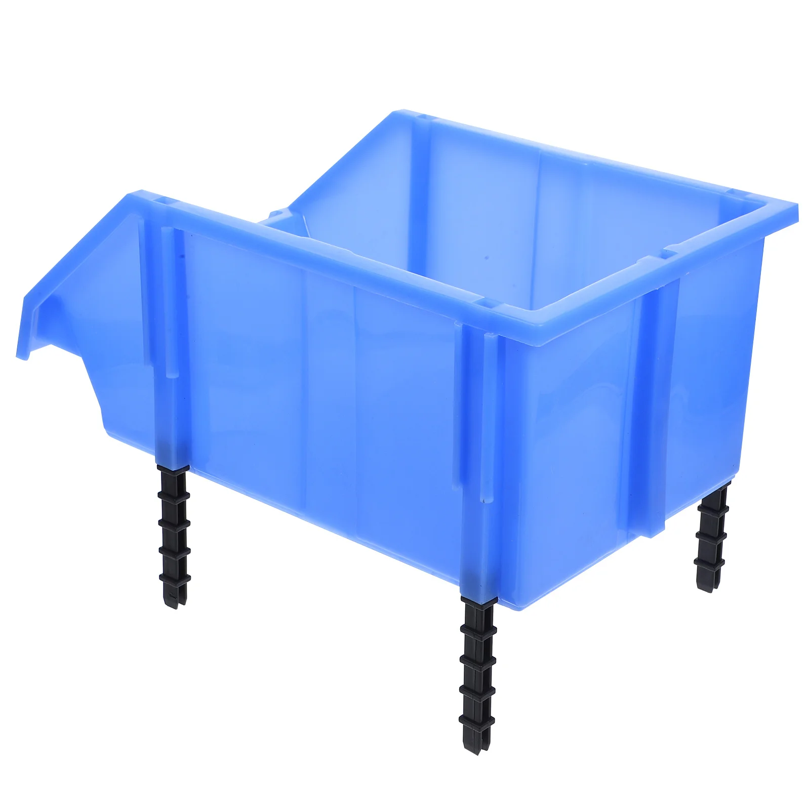 Plastic Nesting Shelf Bin Box Set Heavy Duty Storage Container for Tools Hardware Organization Workshop Garage Auto Repair Home