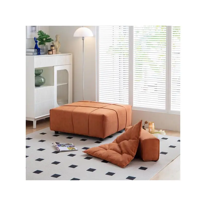 Armless Modular Sectional Sofa Chair with Removable Back Cushion for Living Room - 33.1