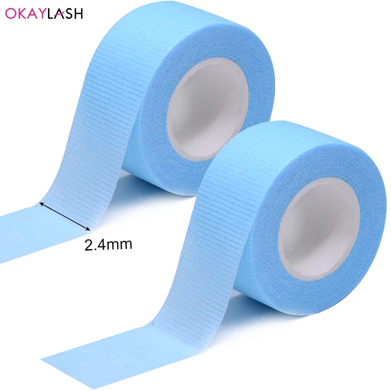 4/2Pcs Wide Tapes For Eyelash Extension Soft Breathable Eye Patches Non-woven Micropore Grafting Sticker Tapes  Tools