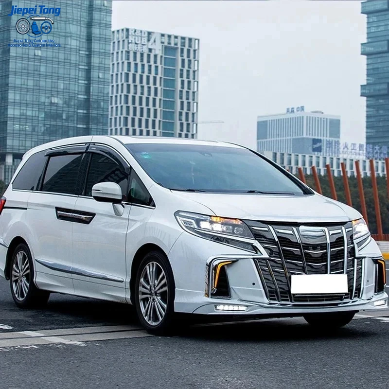 Suitable for Elysion 2016-2021 Radiator Grille with Electroplated Strip PP Material Car Style Front Bumper