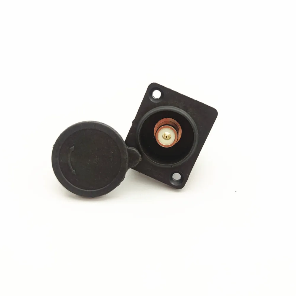 RCA conector fêmea para bicicleta elétrica carregamento Porto, Panel Mount, Chassis Socket, bicicleta bateria acessórios